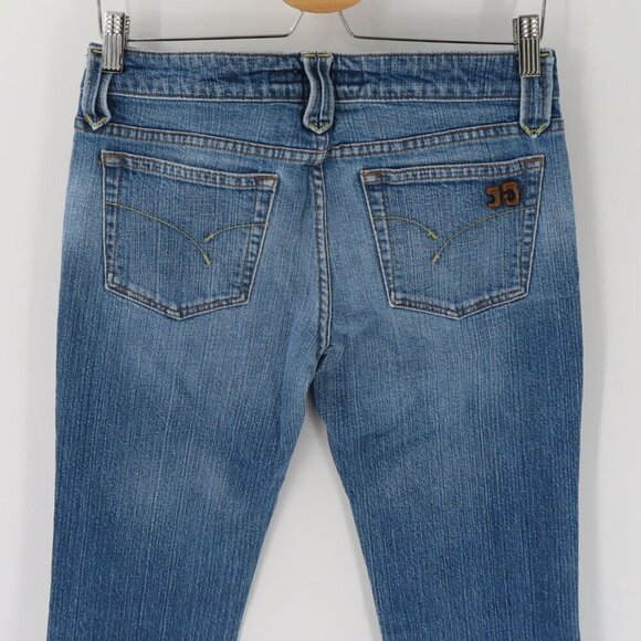 Joes Jeans Womens 30 Light Blue Denim Jean Pants Straight Leg Bootcut Hem Boot - Picture 5 of 11